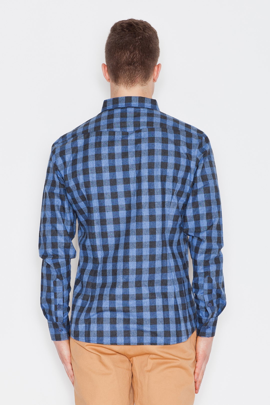 V010 Shirt Blue-Black