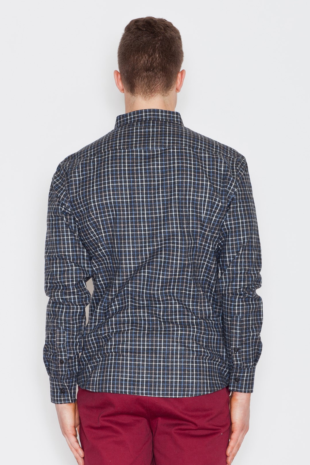 V010 Shirt Grey Check