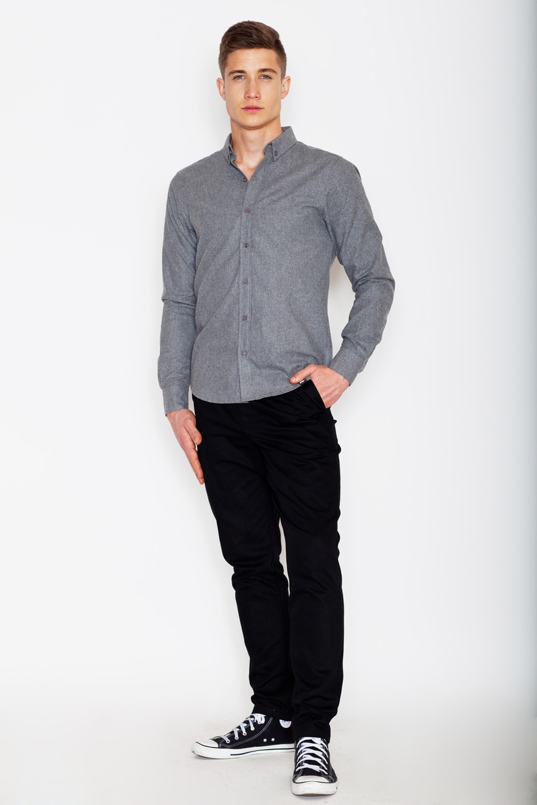 V010 Shirt Grey