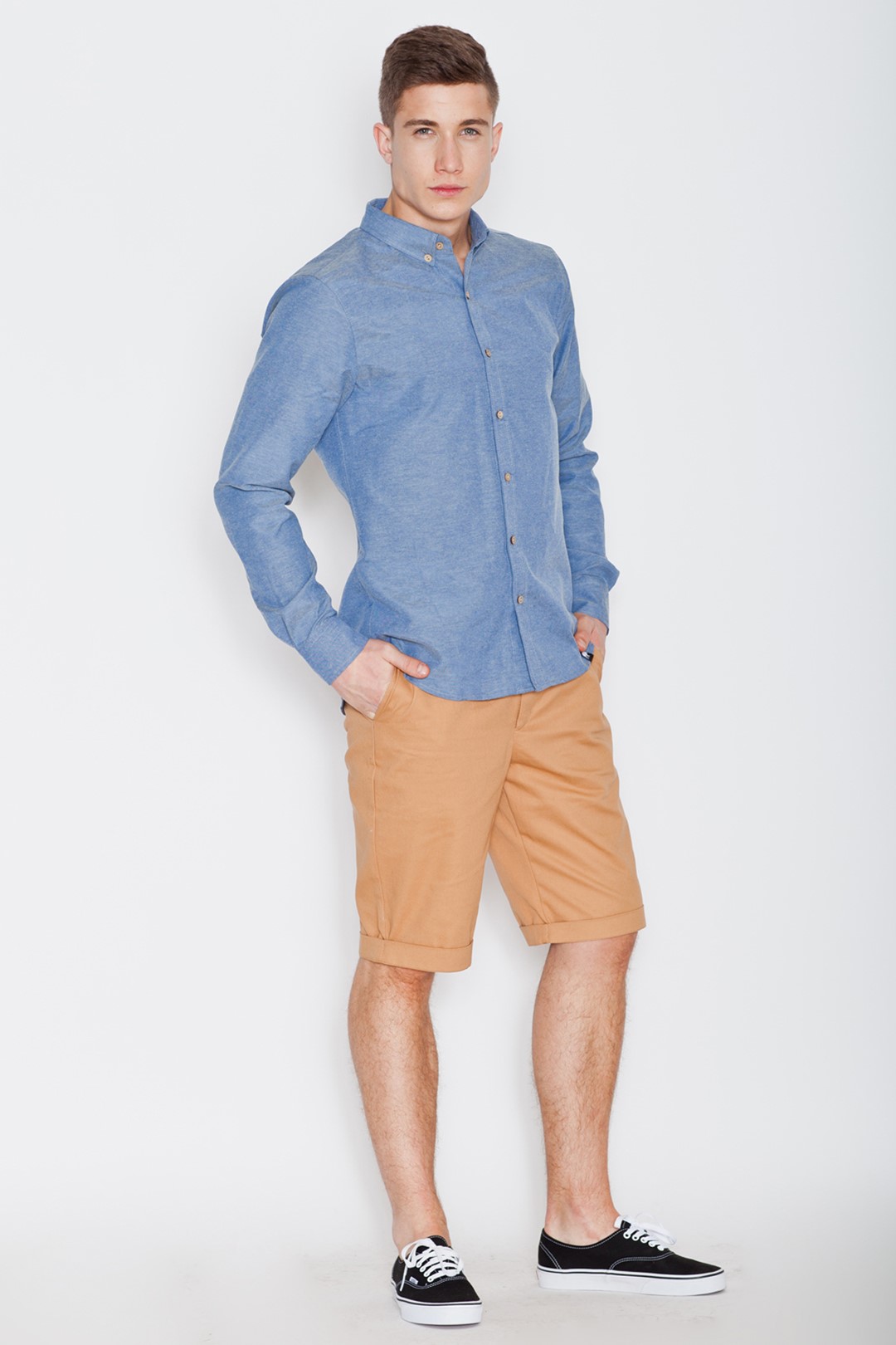 V019 Shirt Blue