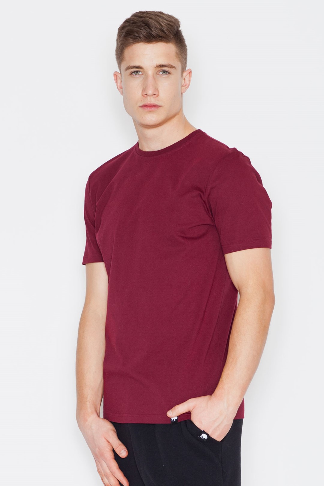 V001 T-shirt Burgundy