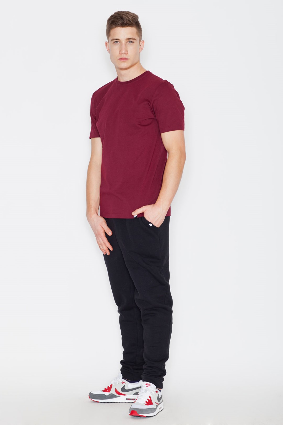 V001 T-shirt Burgundy