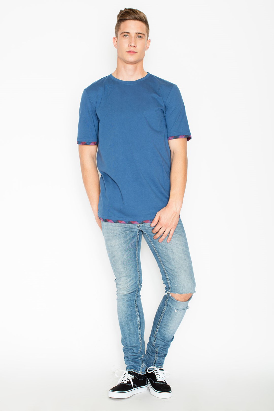 V032 T-shirt Blue