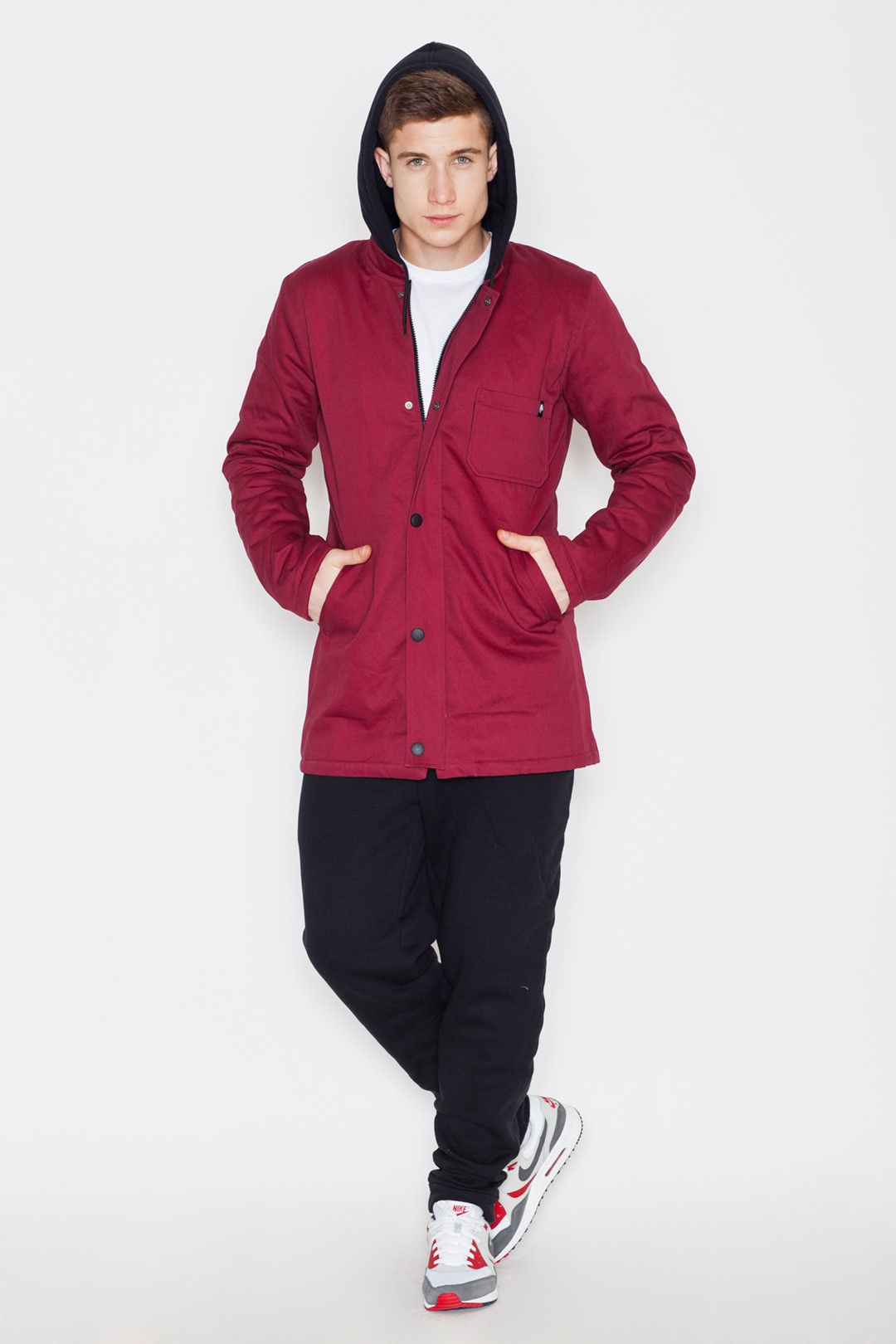 V013 Jacket in Burgundy