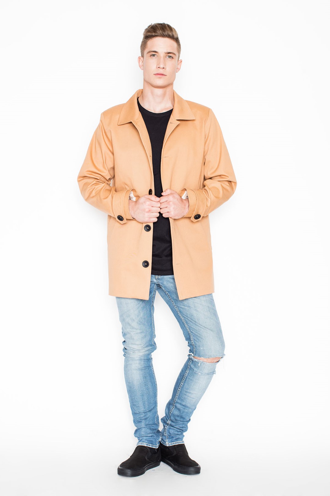 V028 Coat Beige