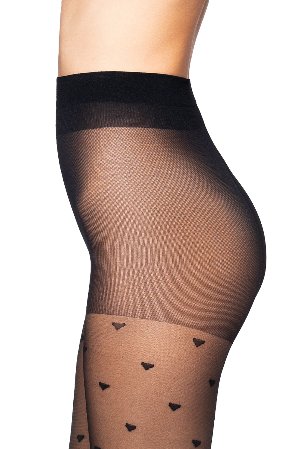 Collants à cœurs 15 DEN – vue 2
