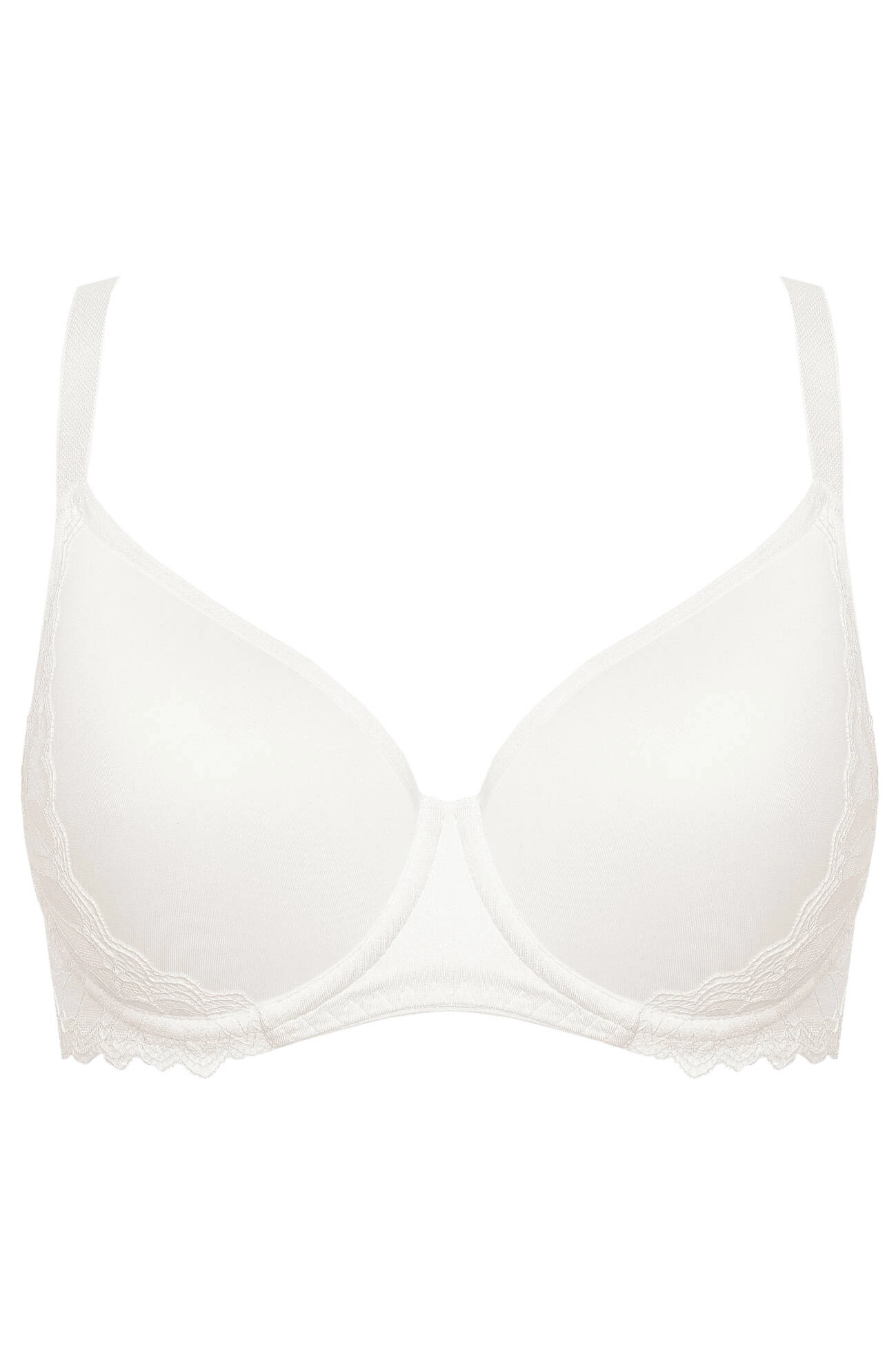 Soutien-gorge push-up Eclipse, uni avec dentelle