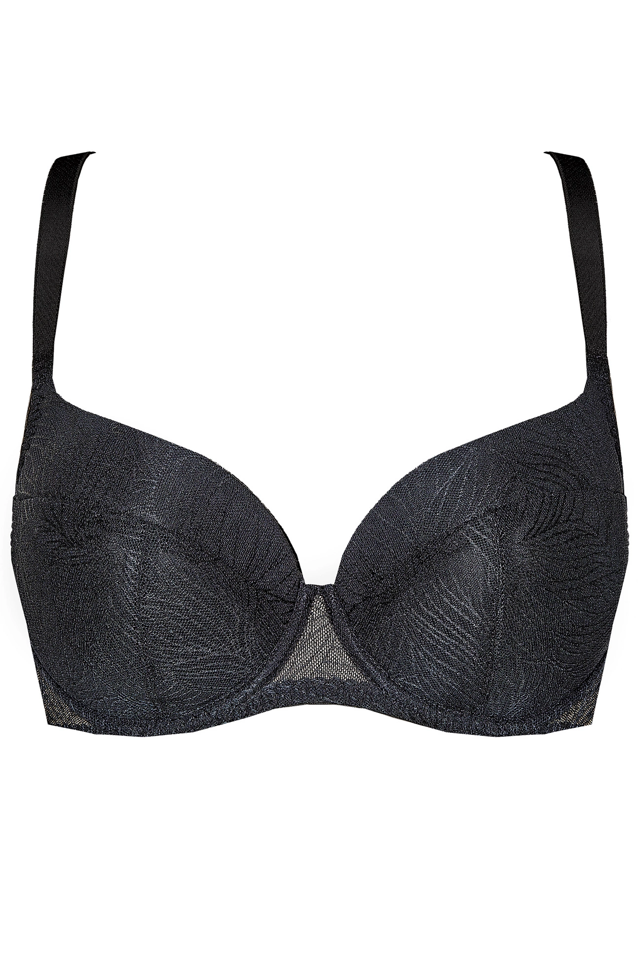 Soutien-gorge rembourré Cate avec dentelle – vue 2