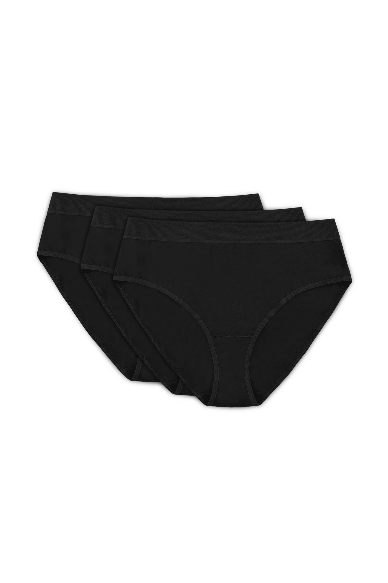 Lot de trois culottes en coton Alana