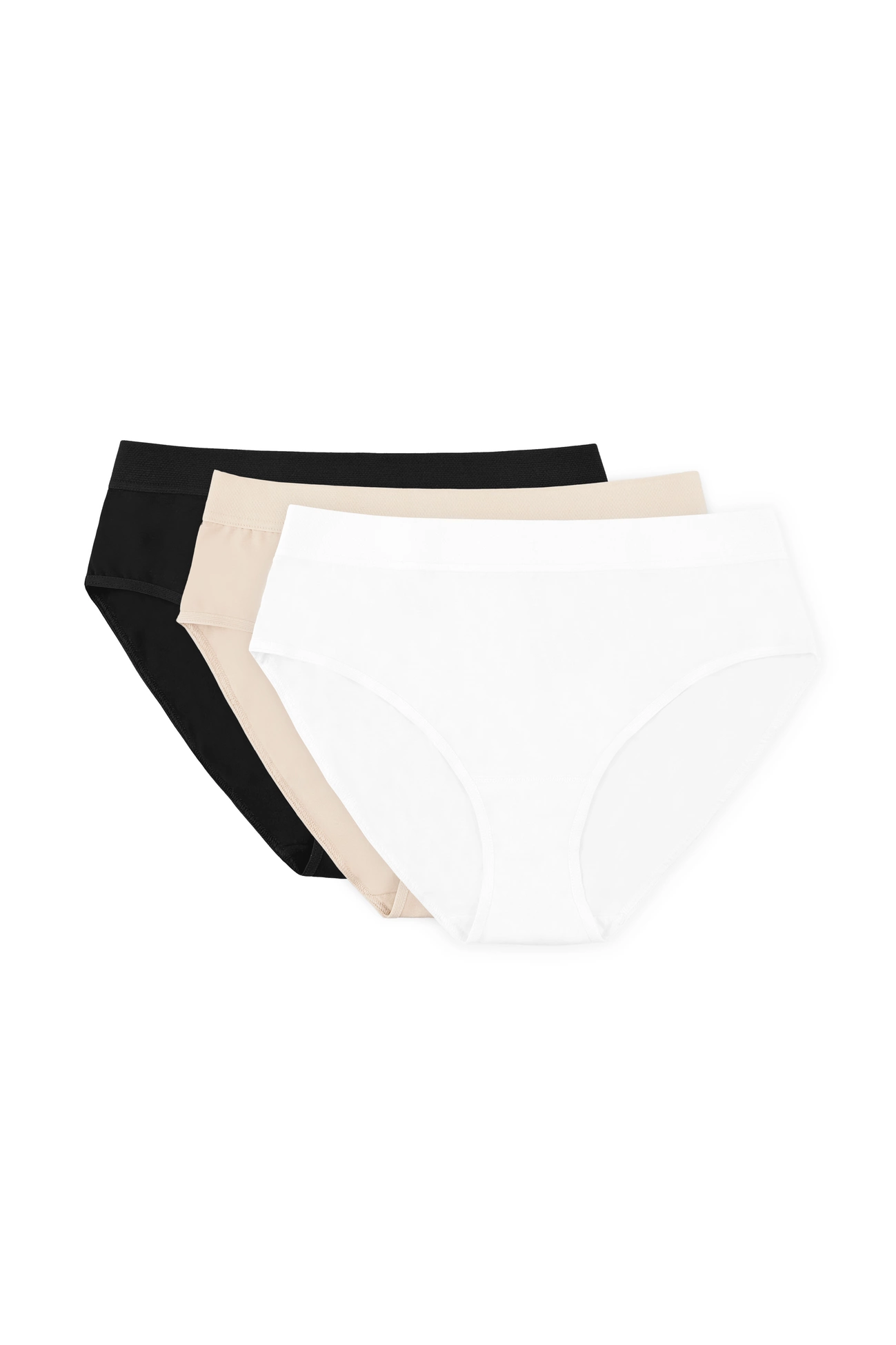 Lot de trois culottes en coton Alana