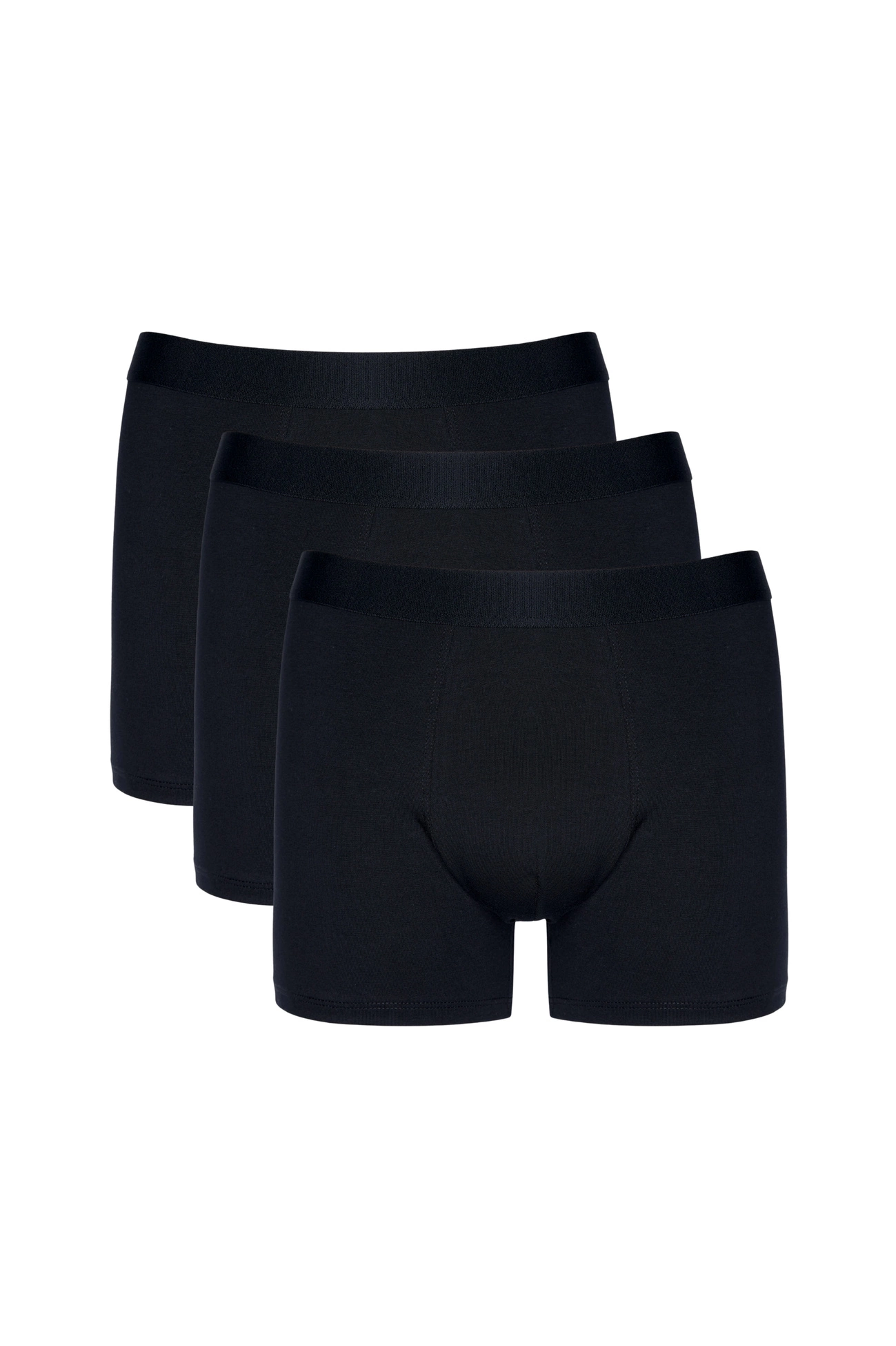 Caleçons boxeurs en coton Basic lot de trois