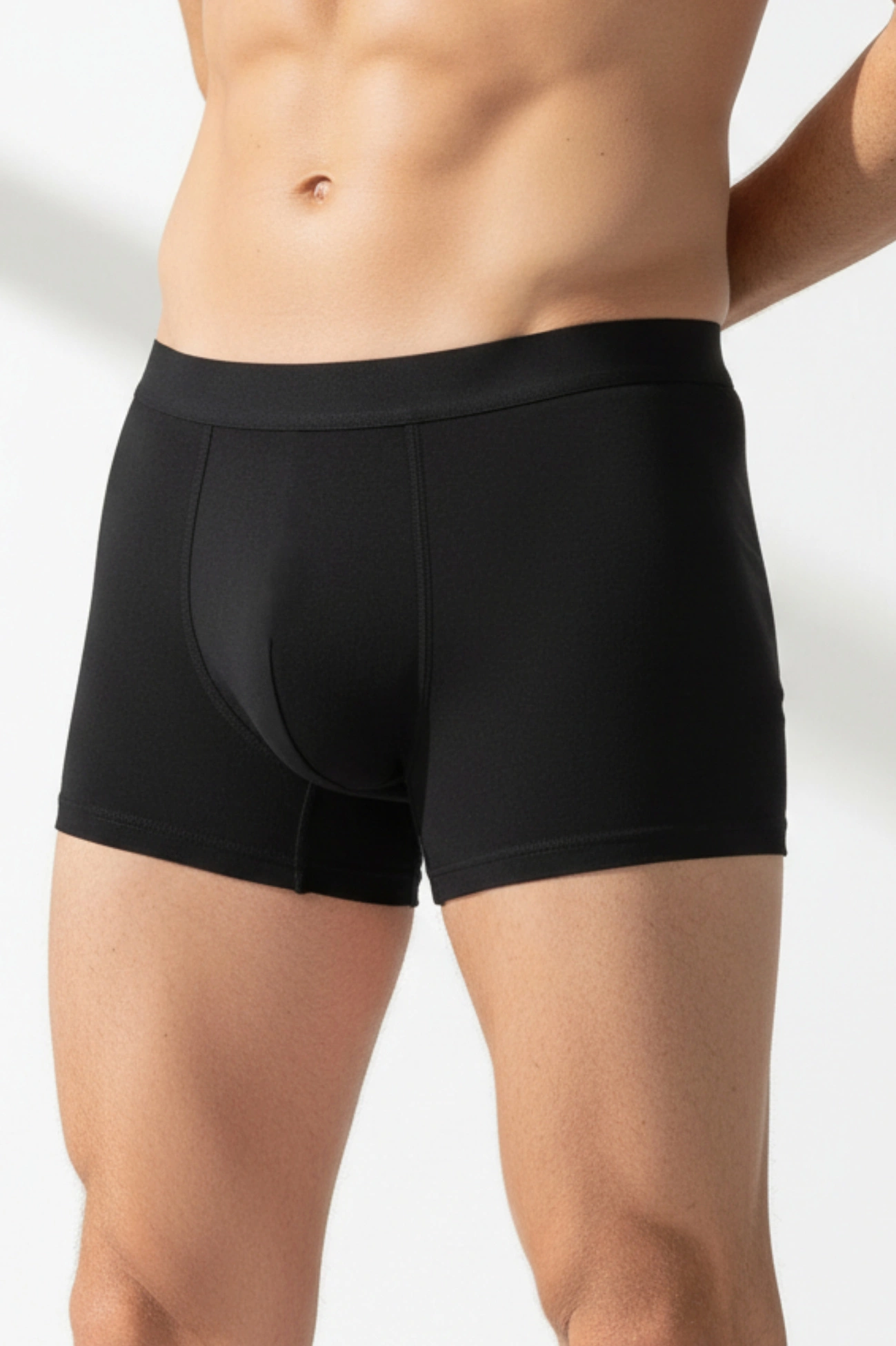 Caleçons boxeurs en coton Basic lot de trois