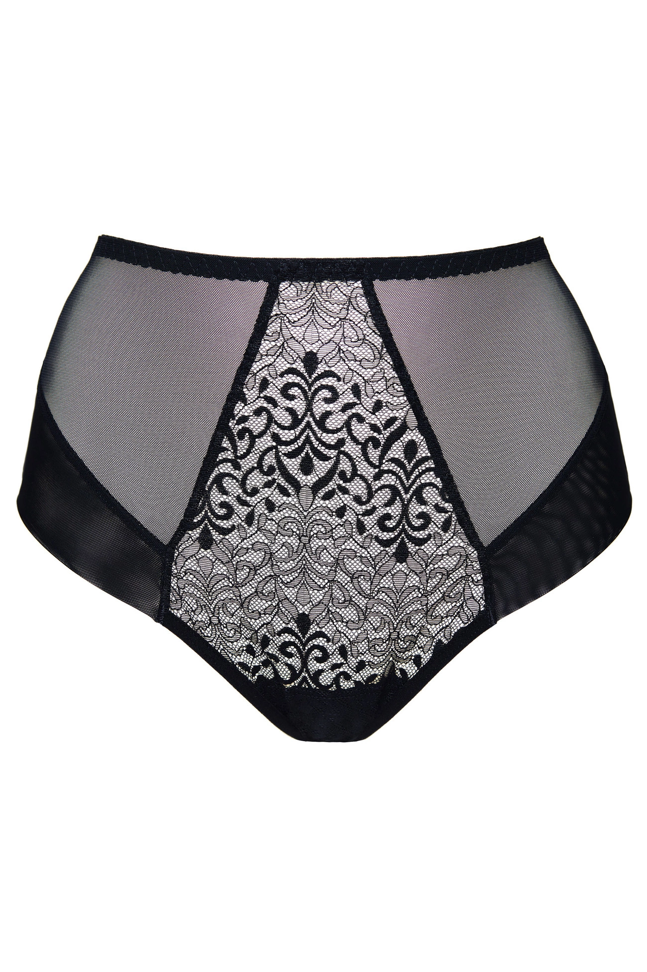 Slip Gabi taille haute en dentelle