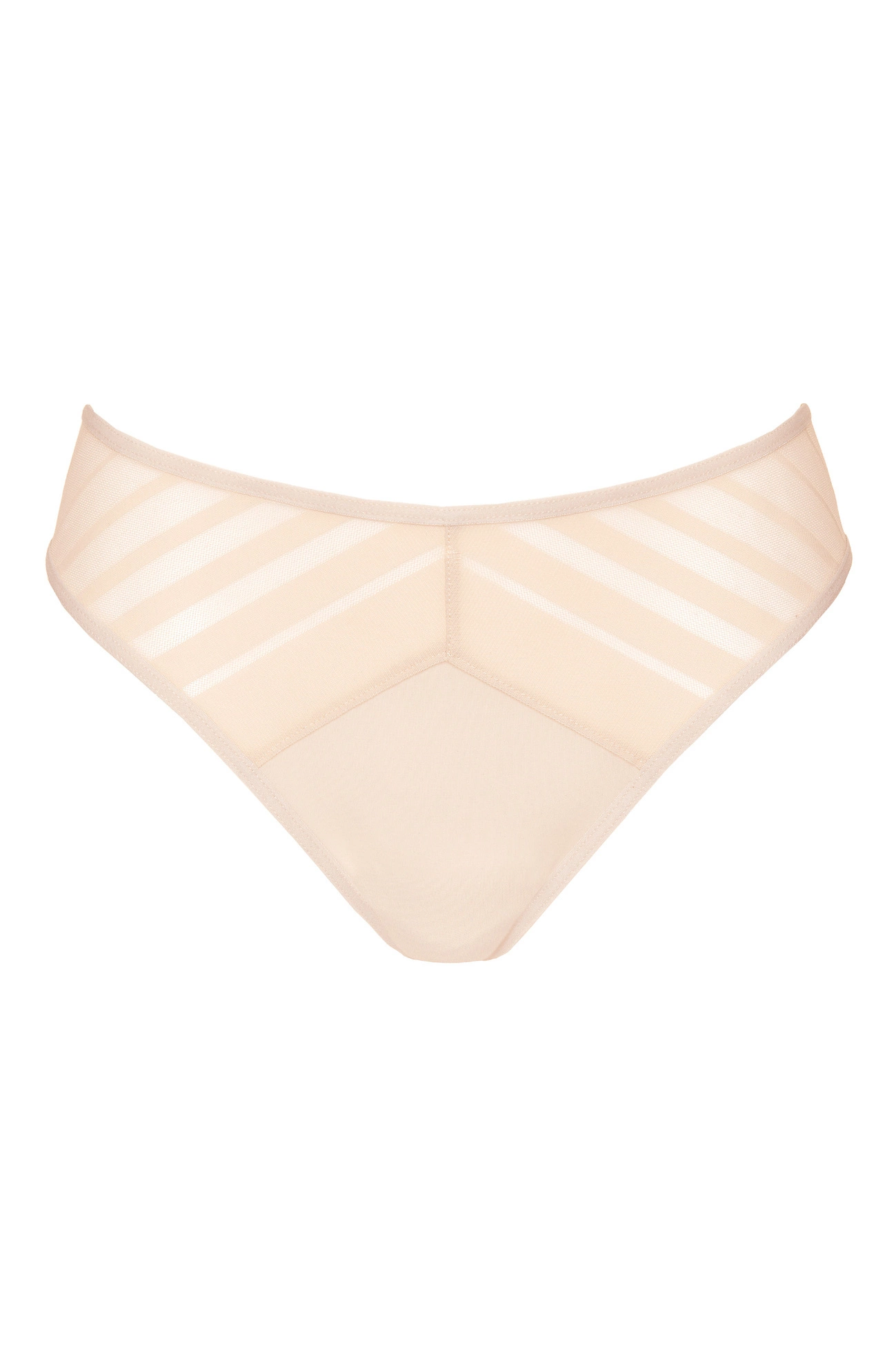 Luna culotte en dentelle et tulle beige