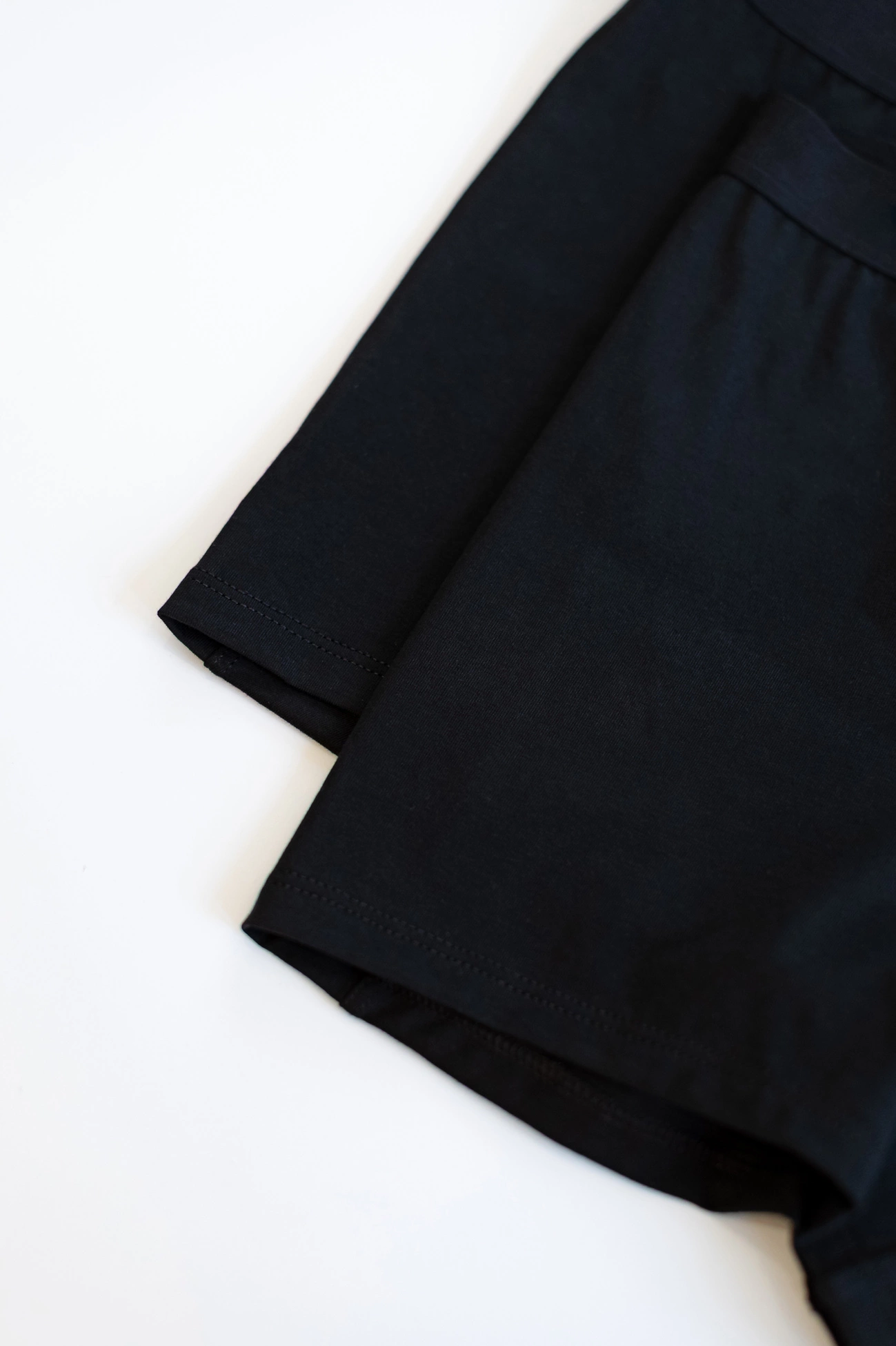 Boxer homme en coton noir
