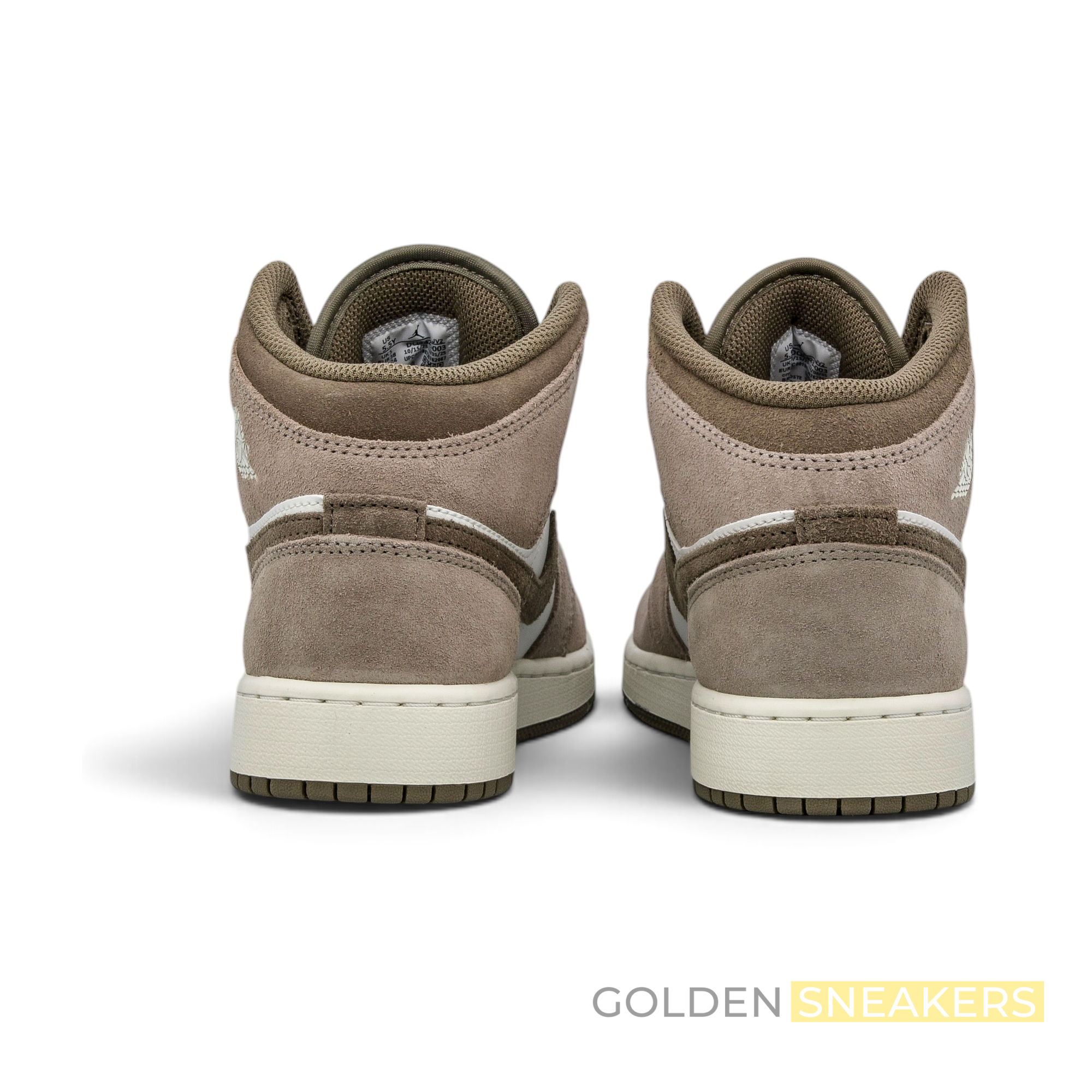 Air Jordan 1 Mid Olive Grey – vue 2