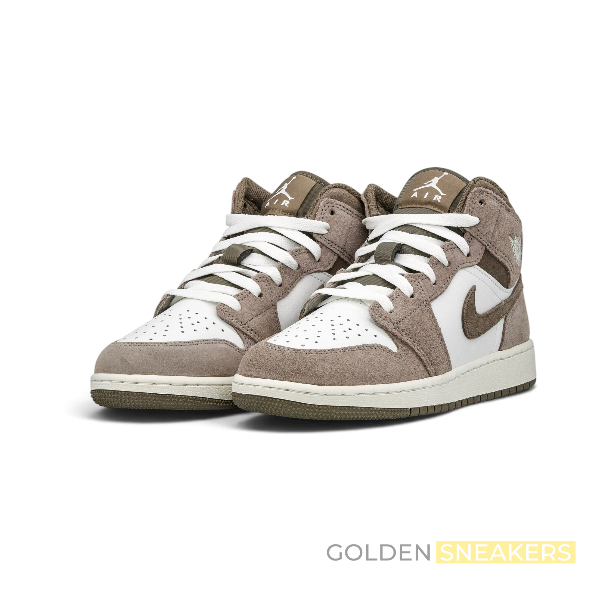 Air Jordan 1 Mid Olive Grey