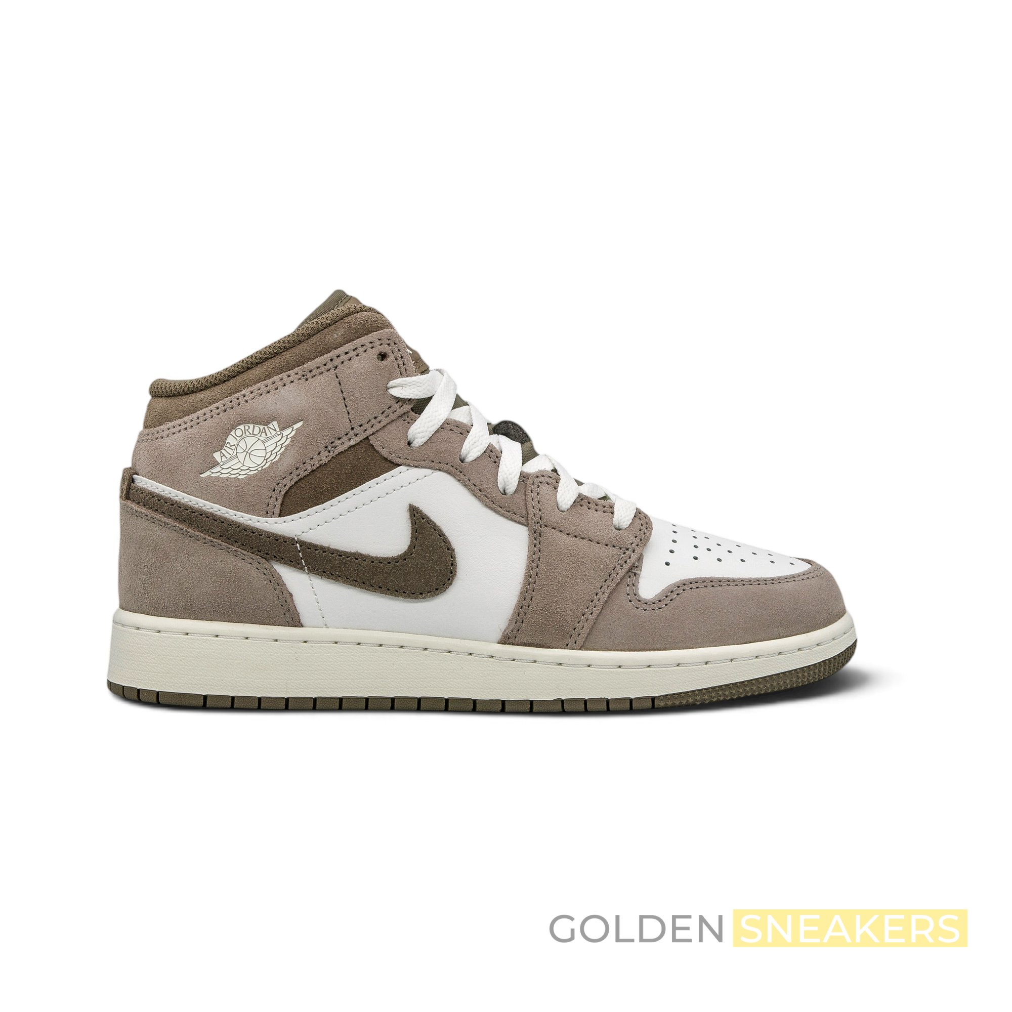 Air Jordan 1 Mid Olive Grey