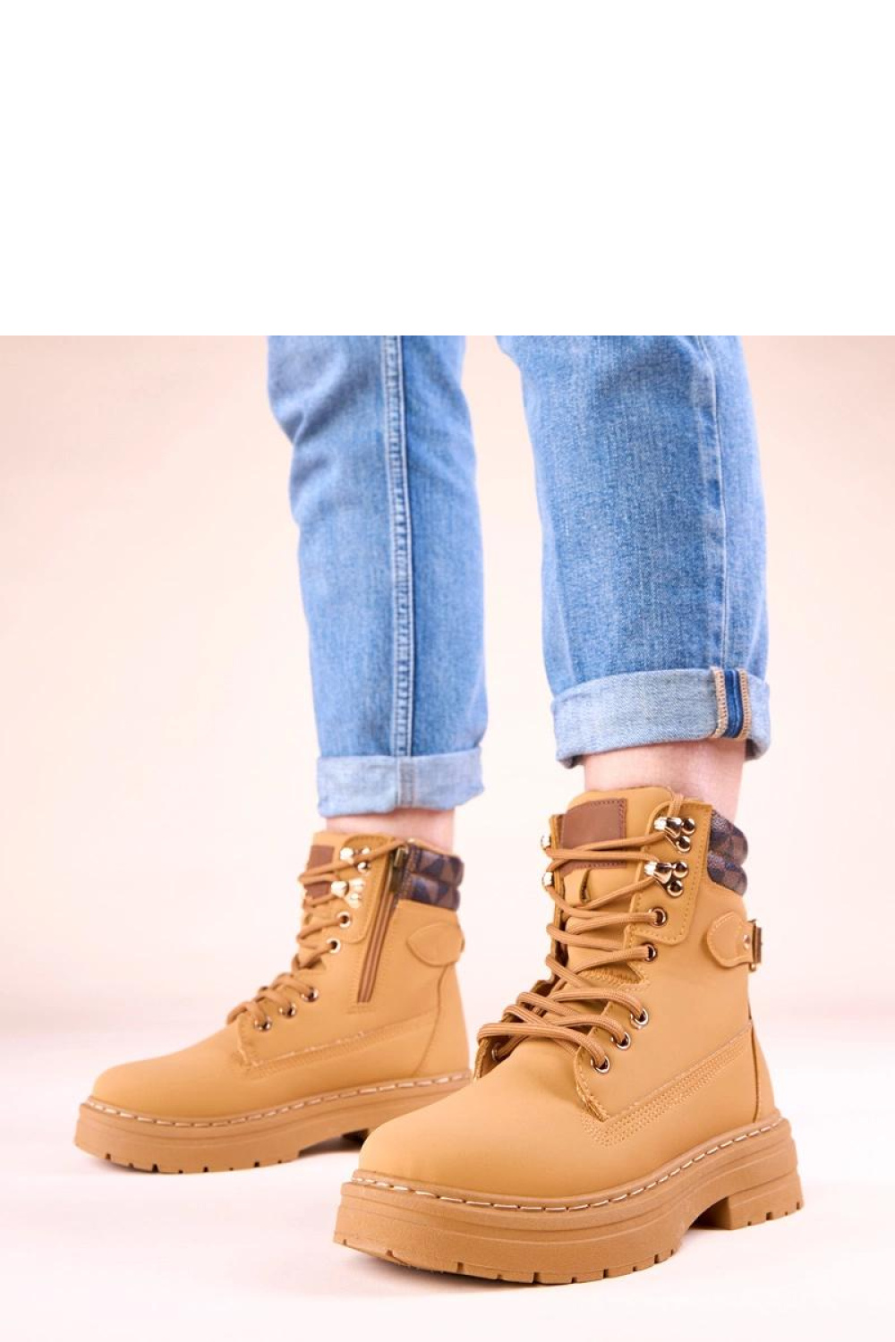 Selio B2150 Brown Combat Boots - Solea