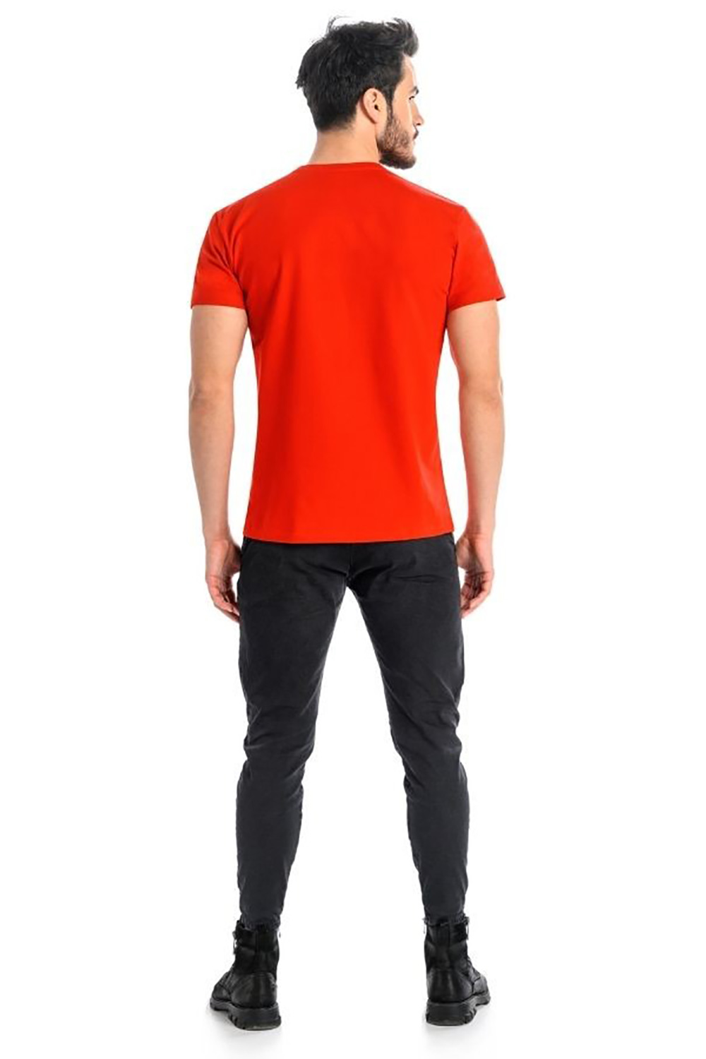 T-shirt Męski Model Dany V 1503 Red - Teyli – vista 2