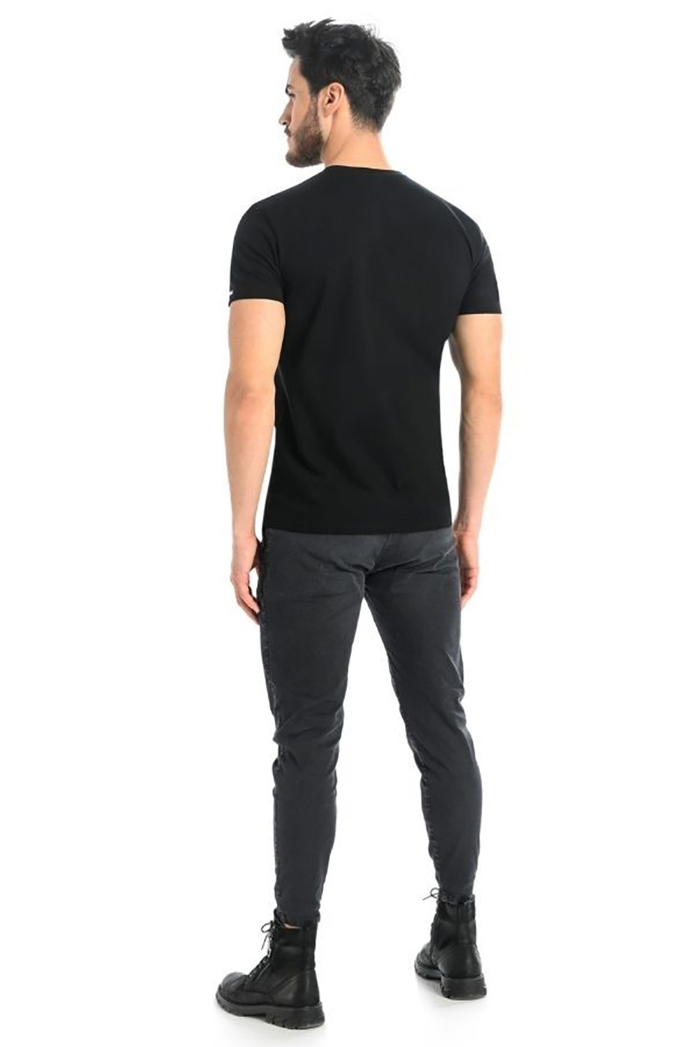 T-shirt Męski Model Dany V 1503 Black - Teyli – vista 2