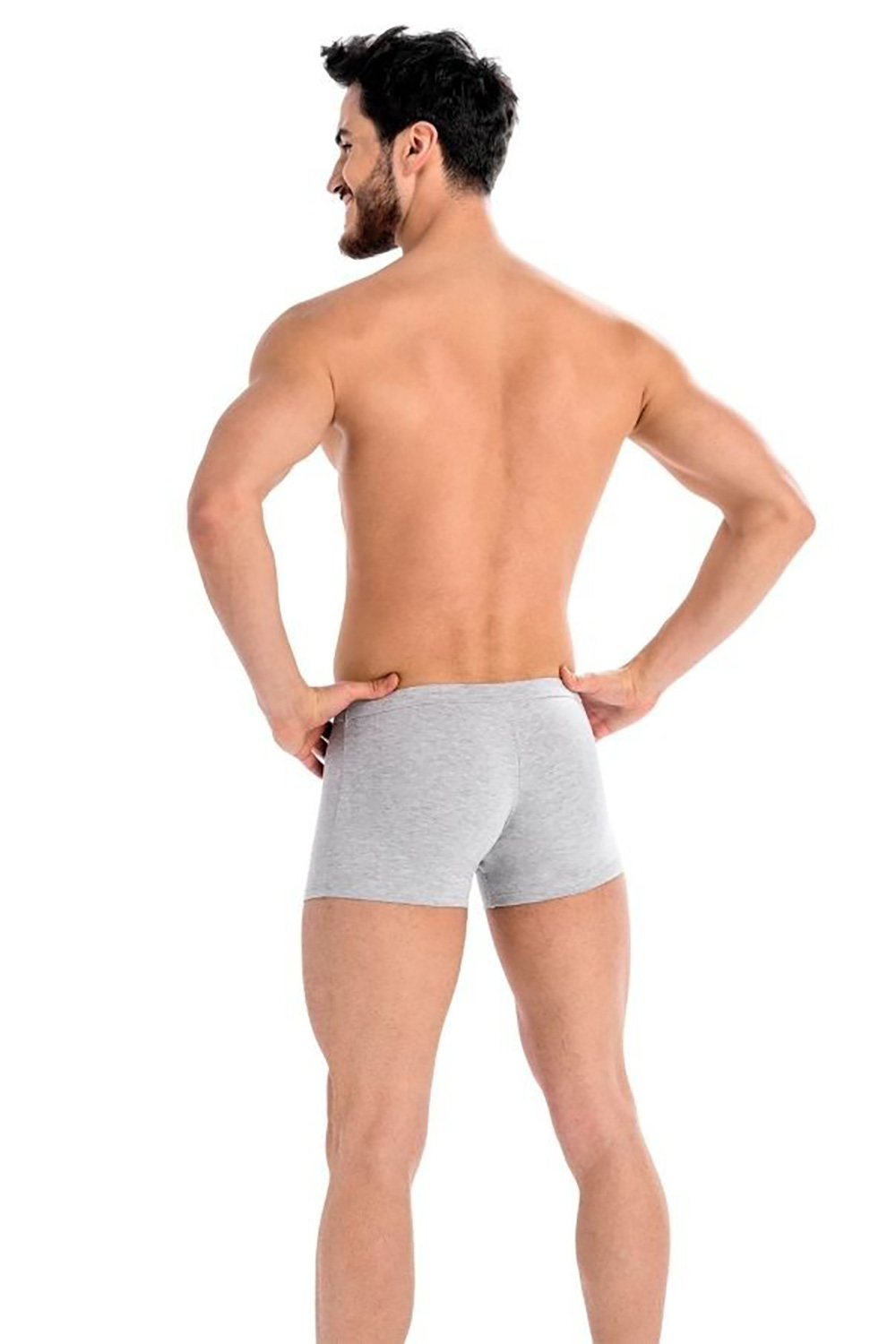 Komplet bokserki Model Levi 801-3 Grey - Teyli – vue 2