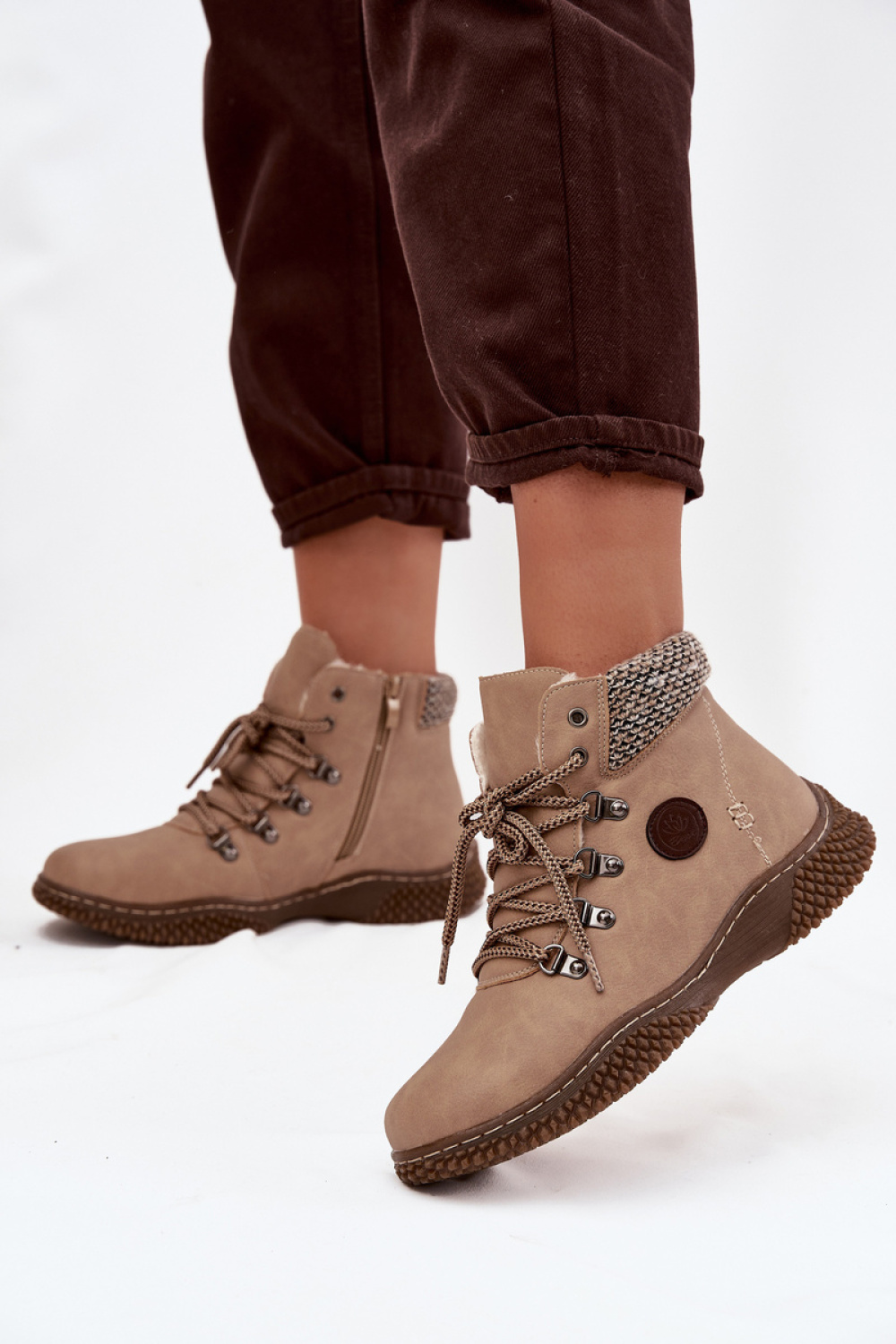 Zenaya 25BT02-9374 Ankle Boots, Beige - Step in style – vista 2
