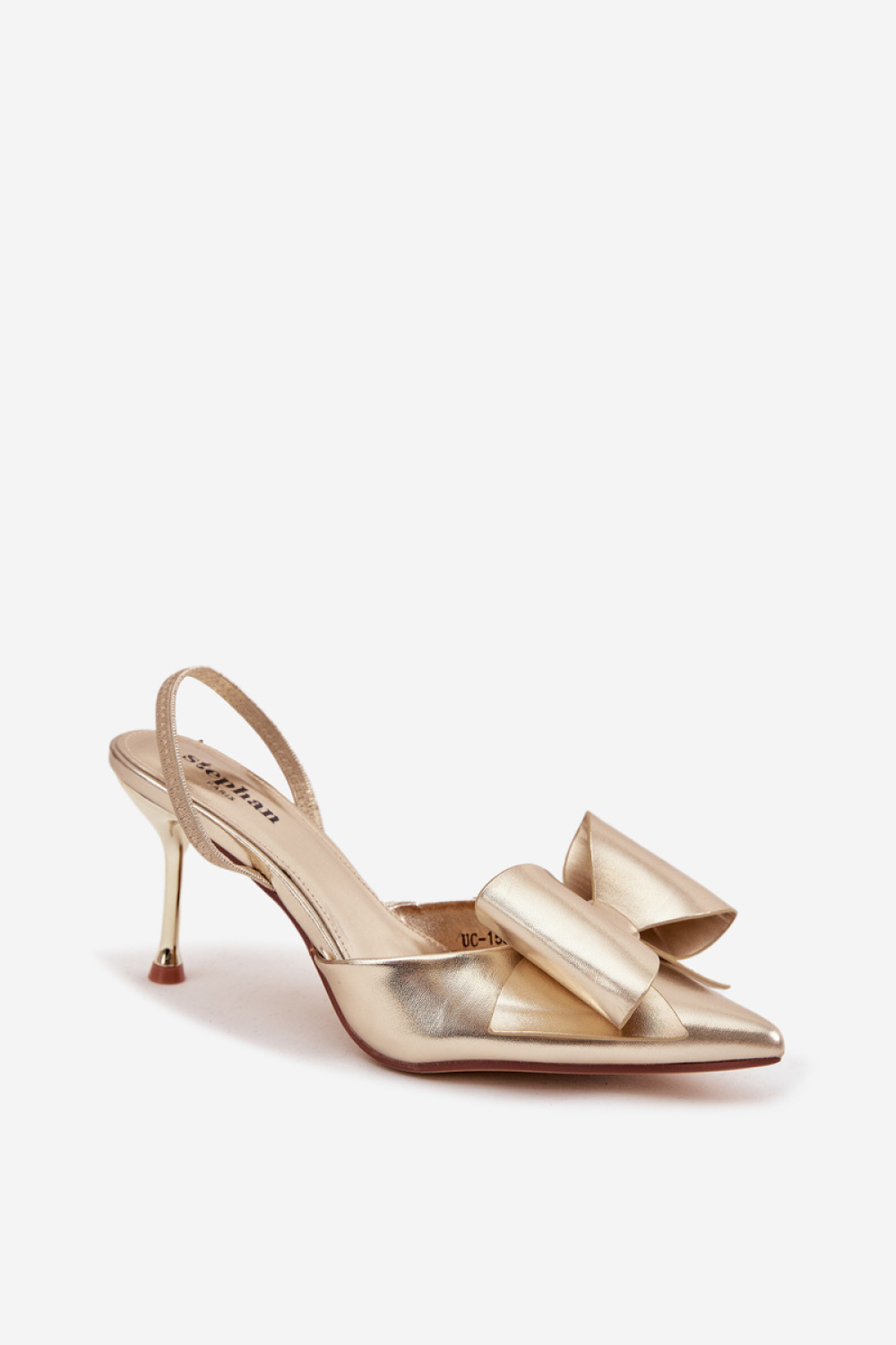 Eklevia UC-158 Gold Pumps - Step in style
