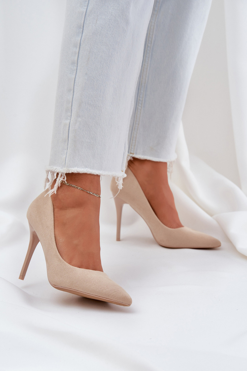 Szpilki Model Navinda LE113P Light Beige - Step in style
