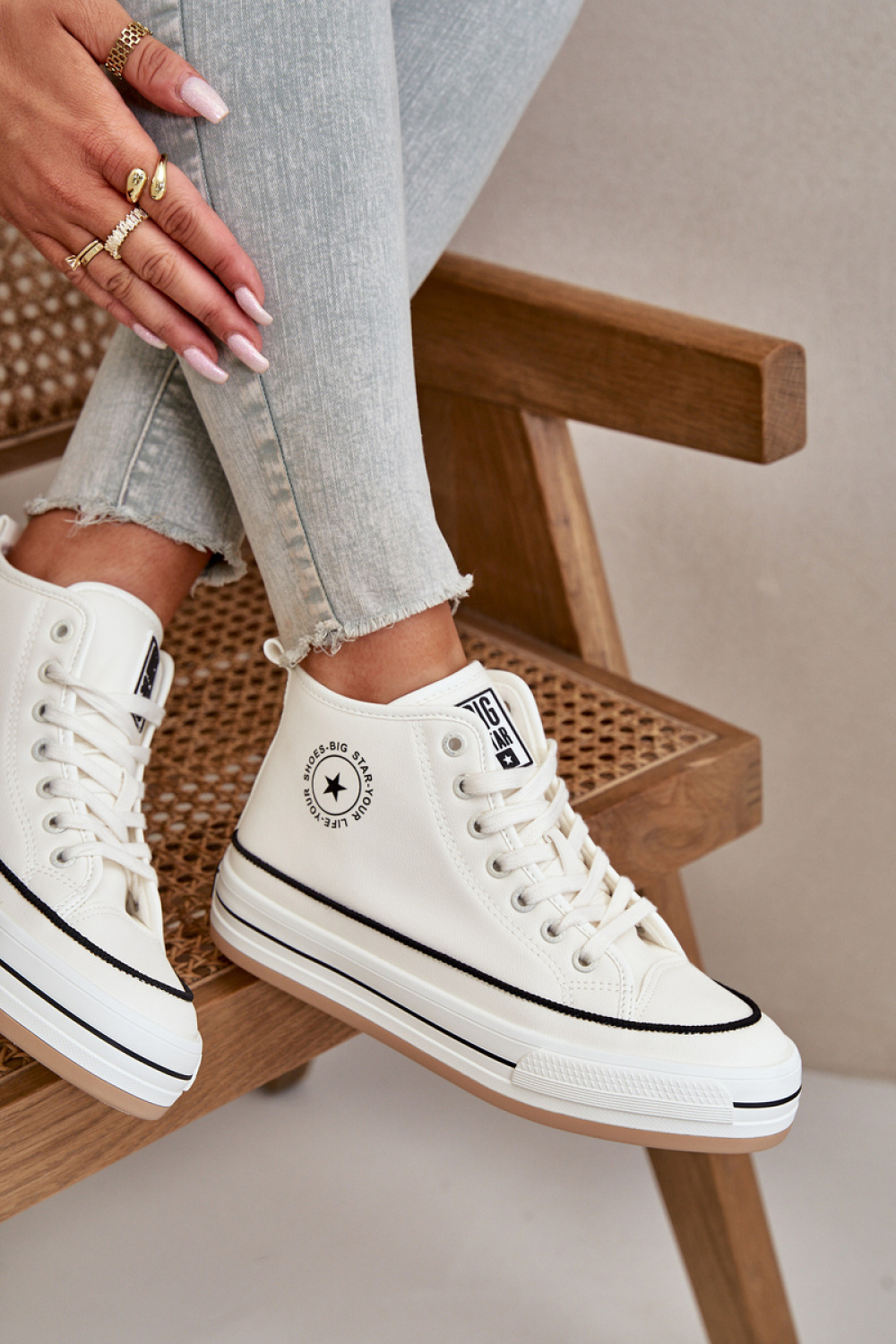 Trampki Model Big Star OO274061 White - Step in style – widok 2