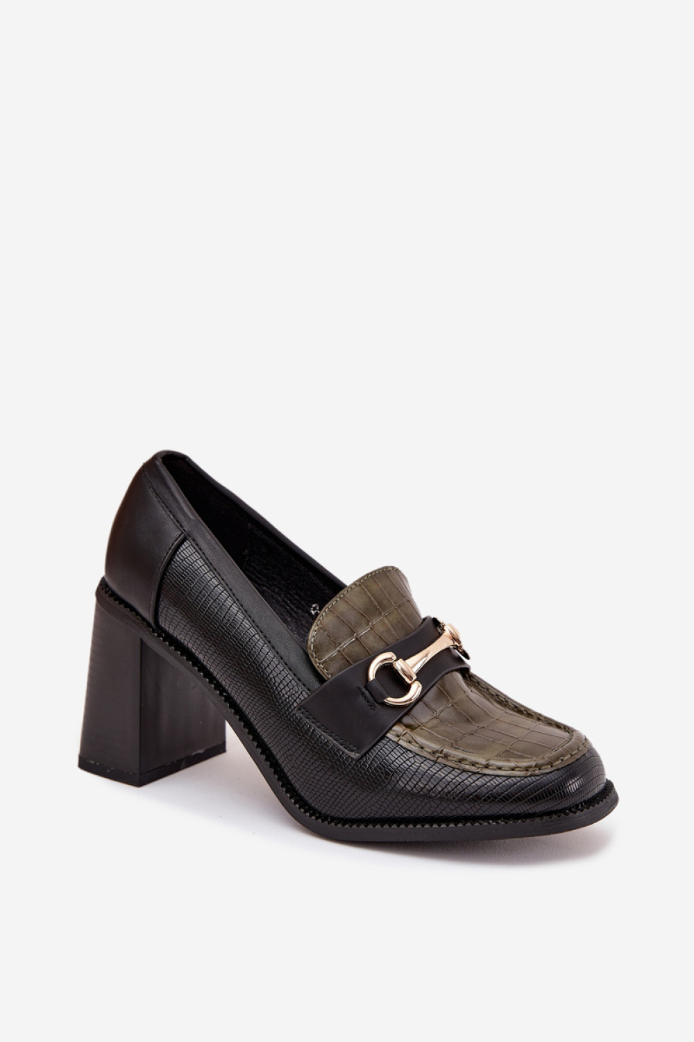 Novella C-881 Green/Black Loafers - Step in style