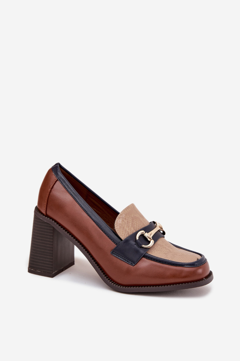 Novella C-881 Beige/Brown Loafers - Step in style