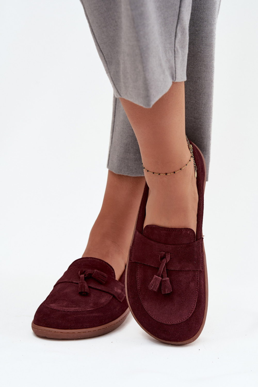 Zazoo 322 Loafers in Burgundy - Step in style – vista 2