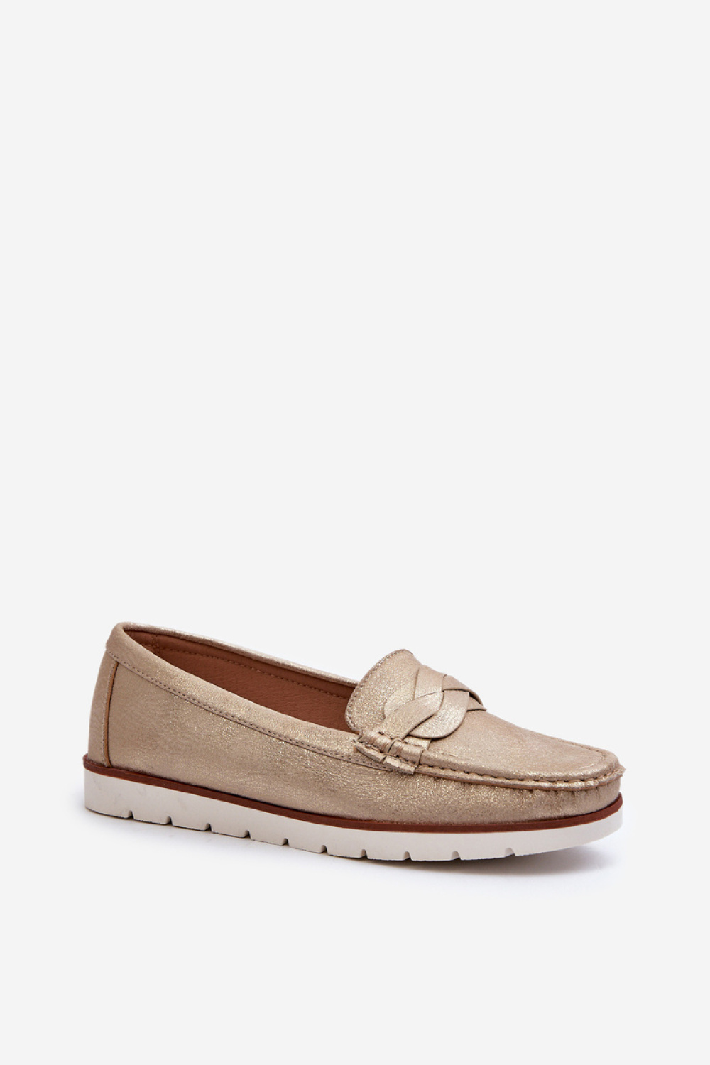 Nestalia 834281 Gold Loafers - Step in style