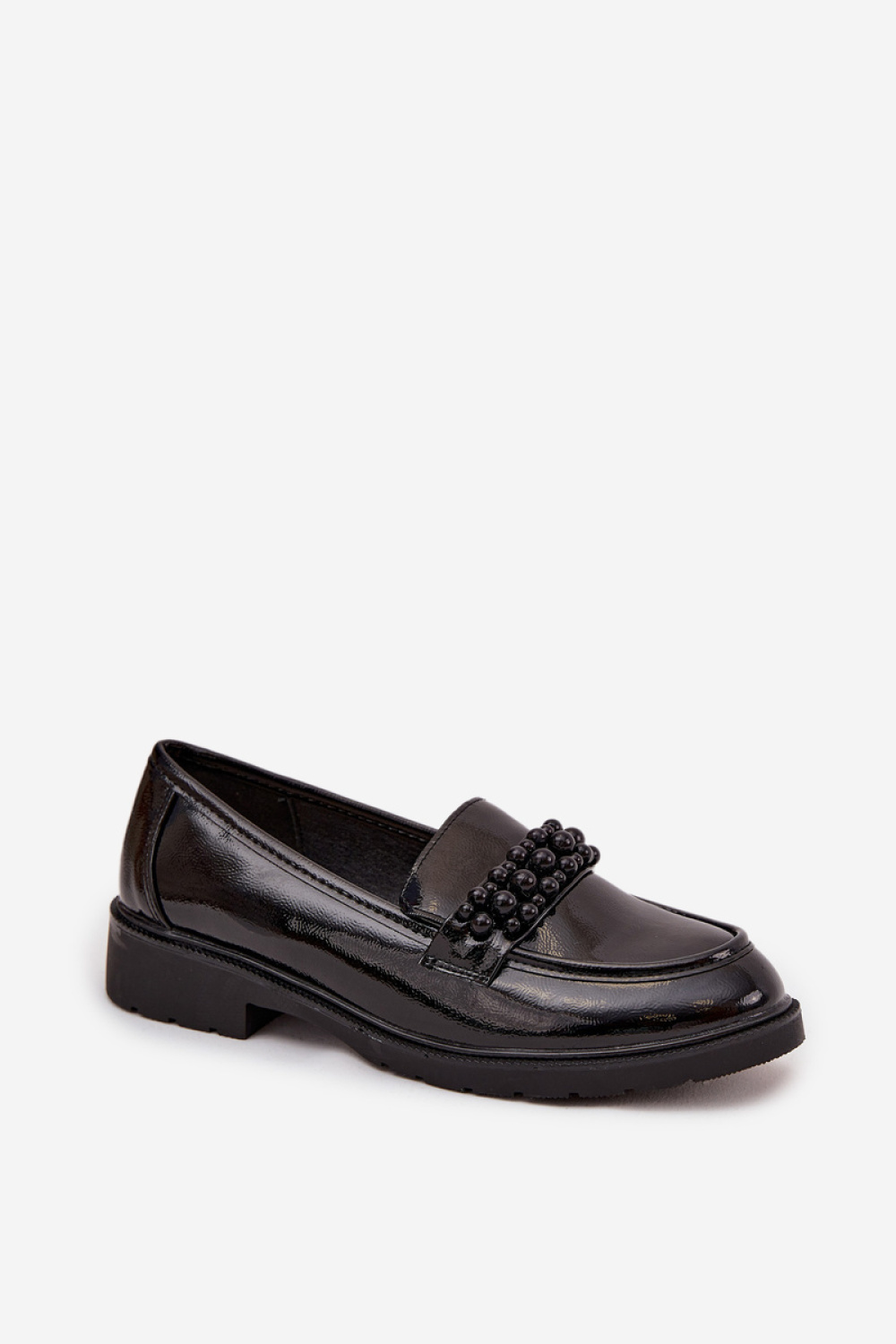 S.Barski HY52-541 Black loafers - Step in style
