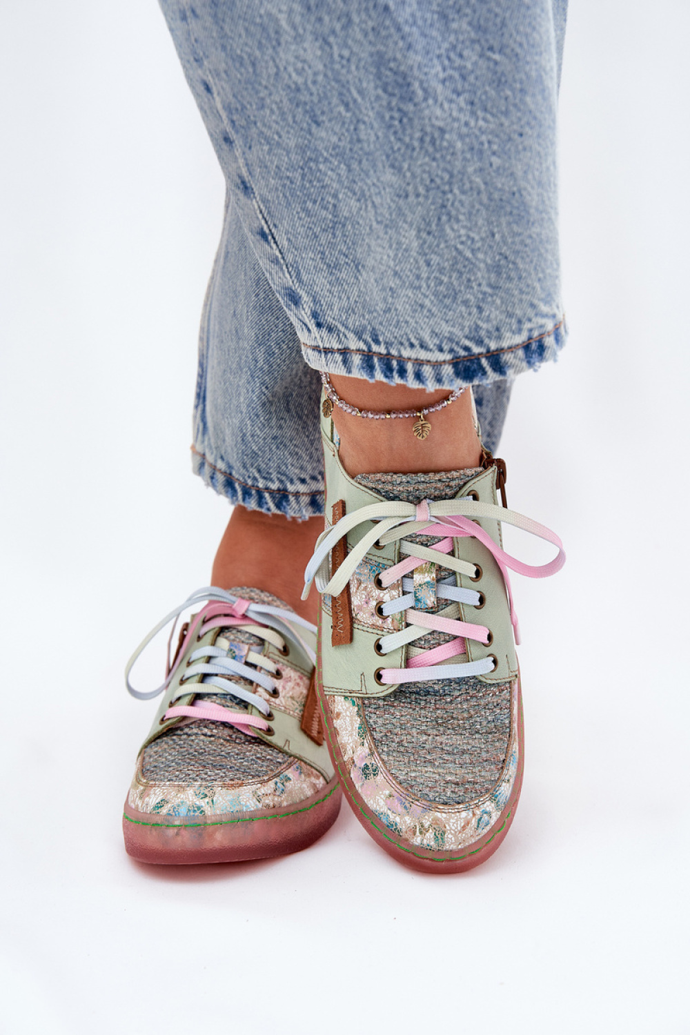 Maciejka 06791-09 Light Green Low Shoes - Step in style – vue 2
