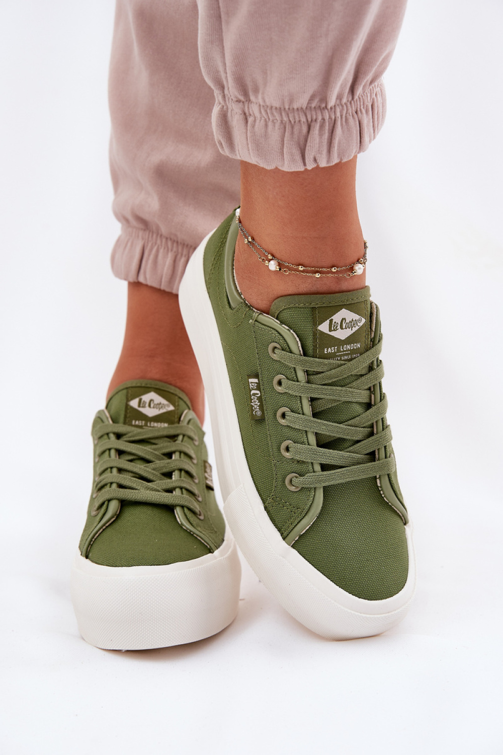 Trampki Model Lee Cooper LCW-25-31-3449L Green - Step in style – widok 2