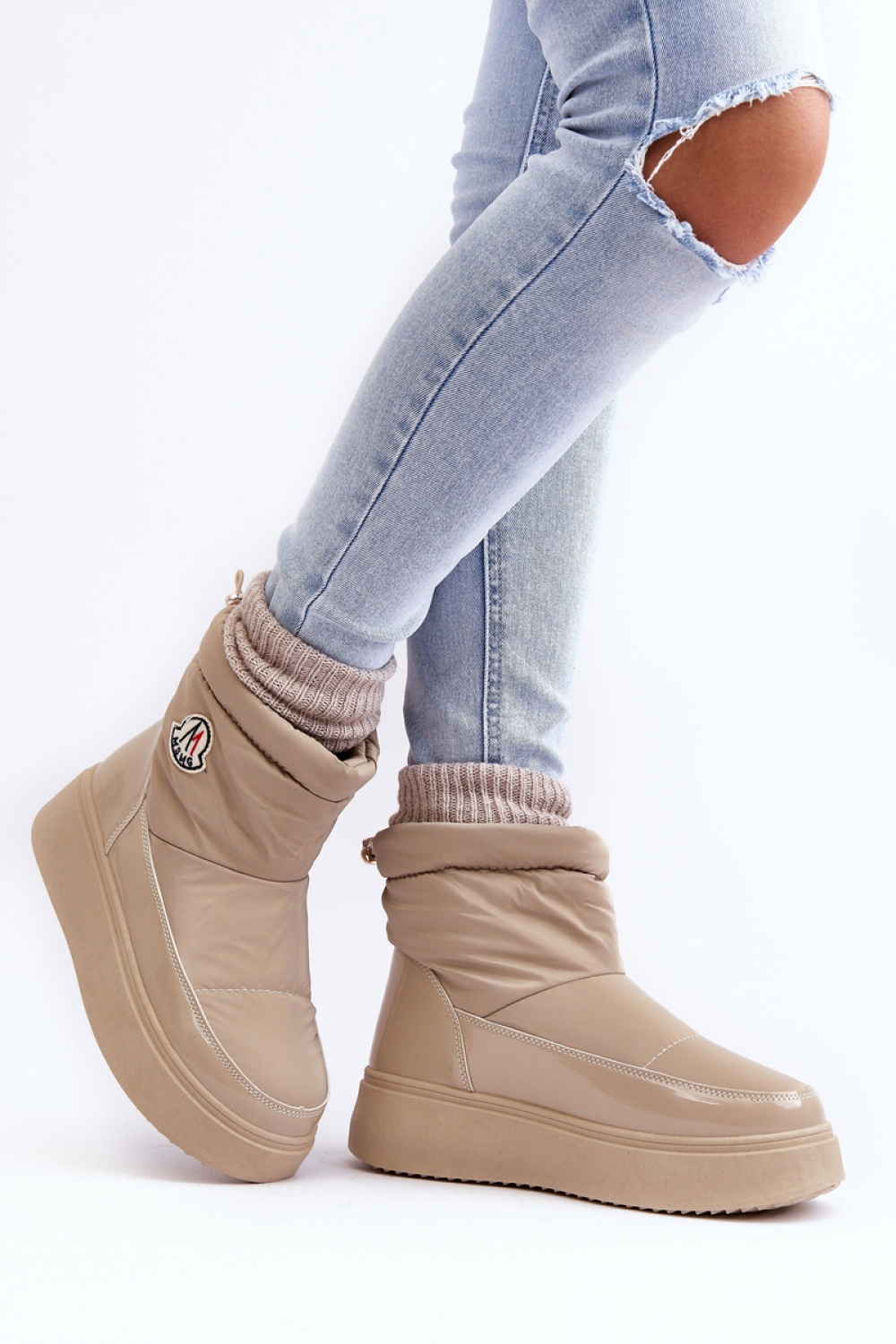 Gattea HY852-63 Snow Boots Beige - Step in style