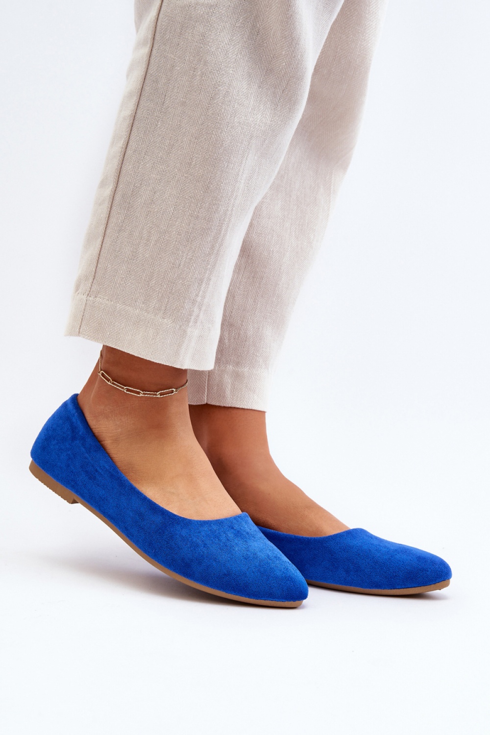 Kommia Model 24BL02-7640 Blue Ballet Flats - Step in style