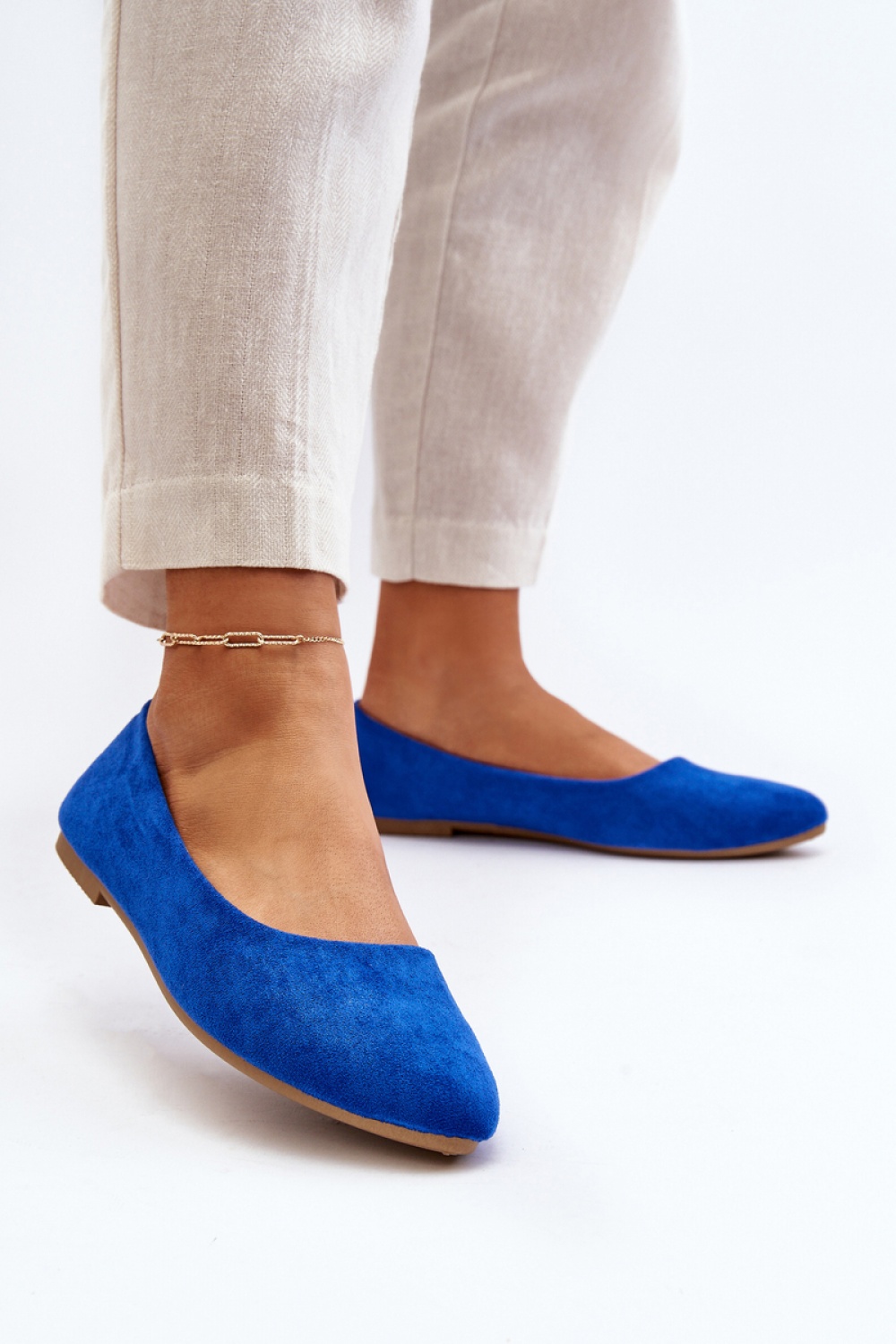 Kommia Model 24BL02-7640 Blue Ballet Flats - Step in style – vue 2