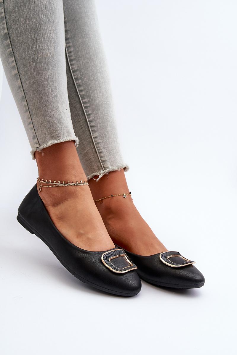 Enicoria 9988-72 Black Ballerinas - Step in style