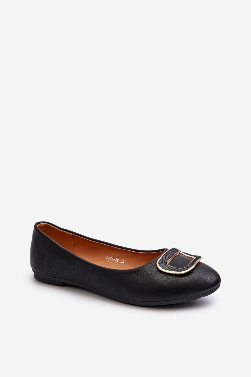 Enicoria 9988-72 Black Ballerinas - Step in style