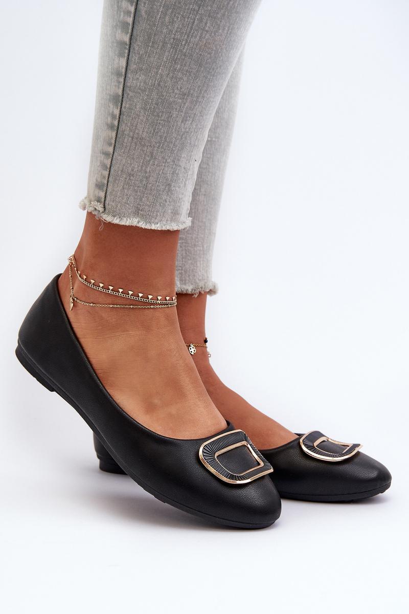 Enicoria 9988-72 Black Ballerinas - Step in style
