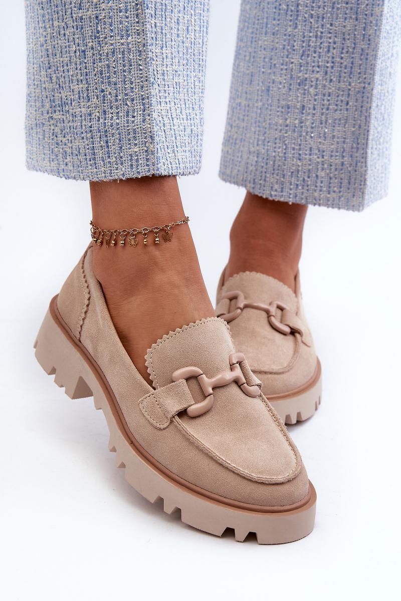DA TW117 Beige loafers - Step in style – vista 2