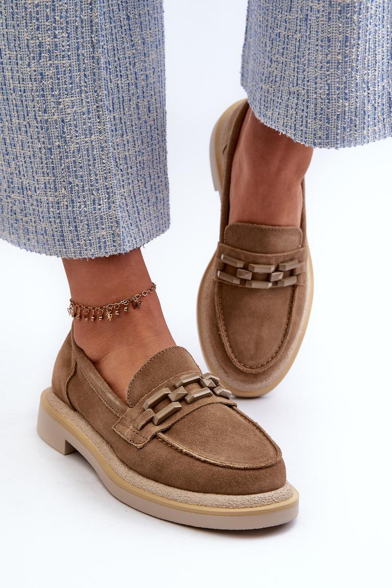 Mokasyny Model DA TW101 Brown - Step in style – widok 2
