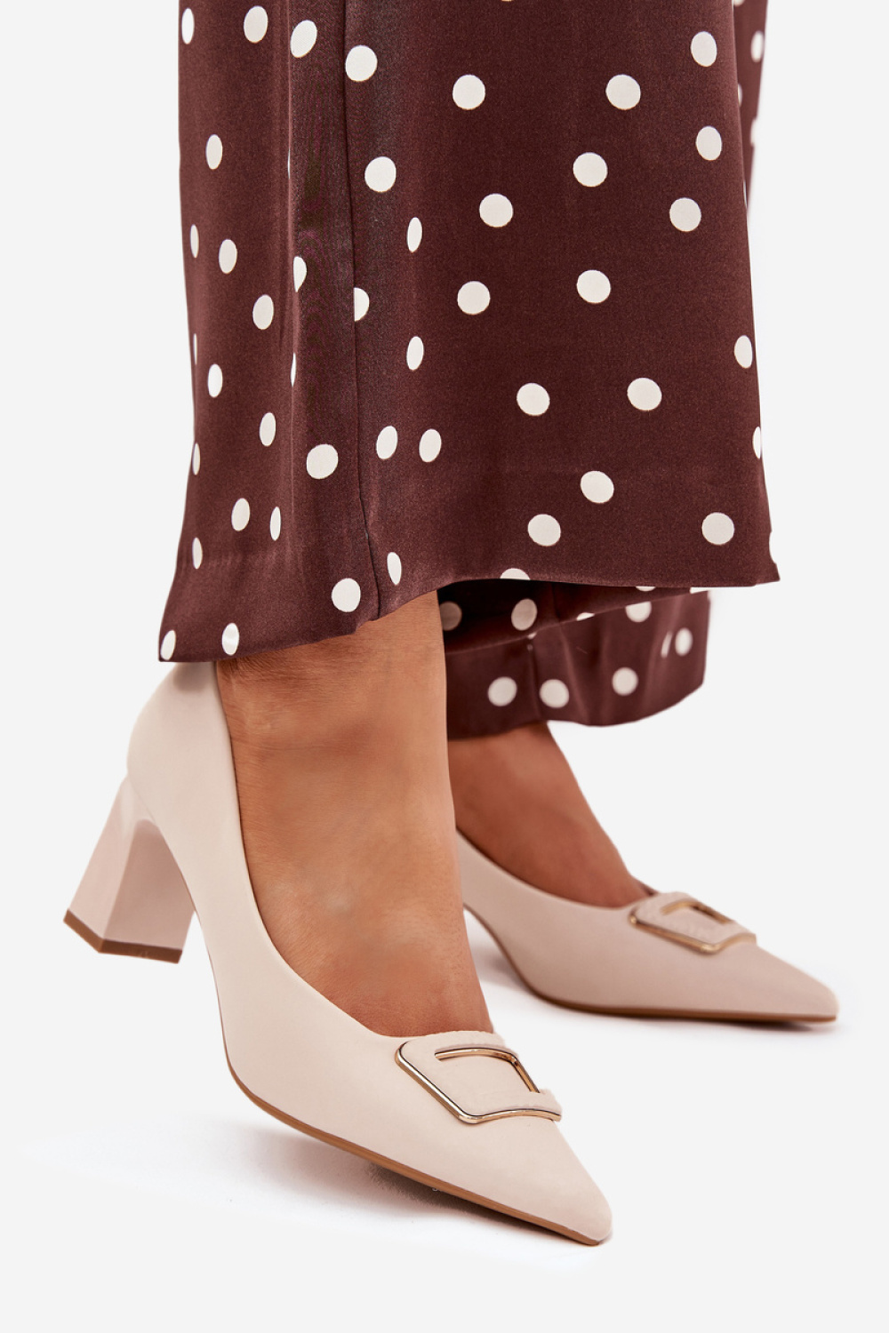 Czółenka Model Seriva 55-A30 Beige - Step in style – widok 2