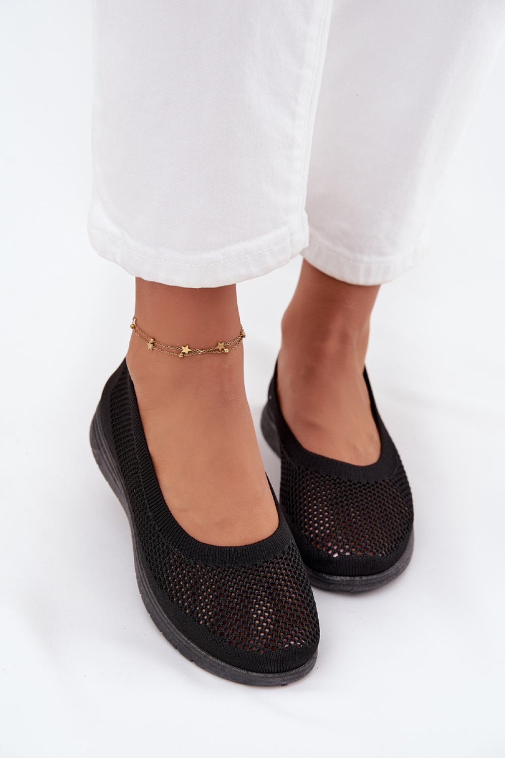 Virella Model NB738 Black Ballet Flats - Step in style