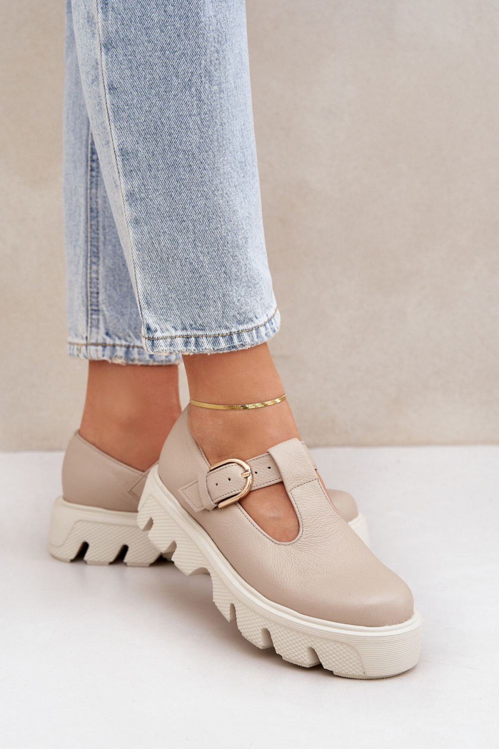 Zazoo Model 20183 Beige Loafers - Step in style