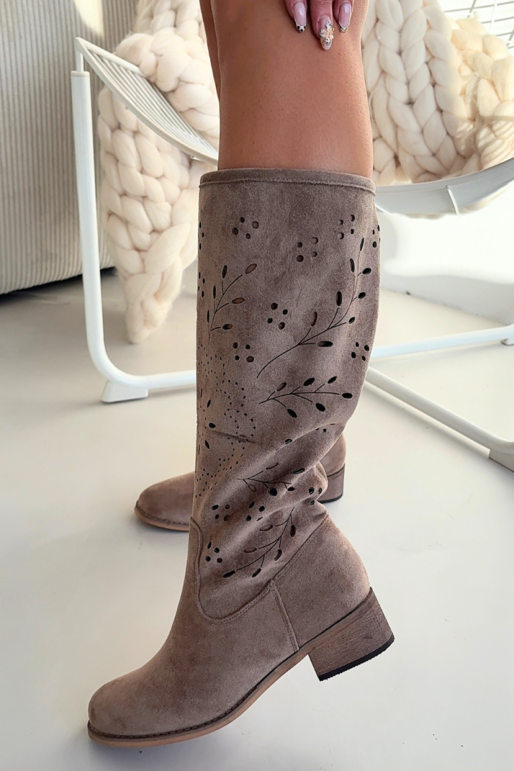 Helinna NS596P Boots Khaki - Step in style