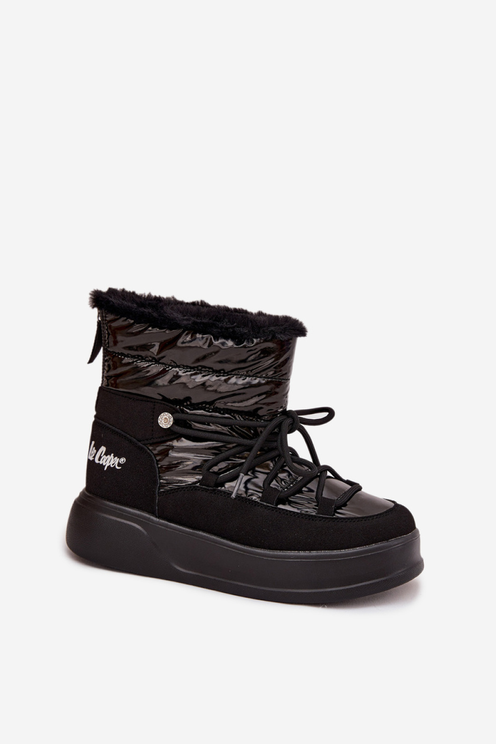 Lee Cooper LCJ-25-03-3814 Black Snow Boots - Step in style